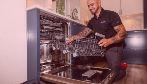 Dishwasher repair professional technician