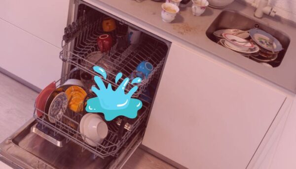 Frigidaire dishwasher dishes still wet after the cycle