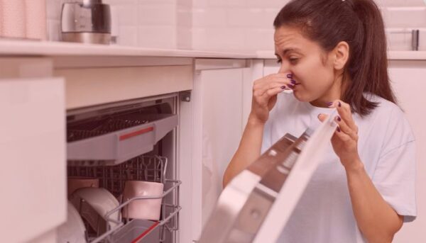 dishwasher smelling bad